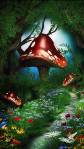 forest fantasy mushrooms wallpaper for mobile