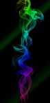 Abstract neon smoke wallpaper mobile