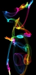 Cool mobile phone backgrounds colorful neon smoke qhd